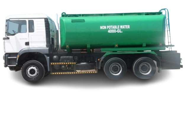 Non portable water tanker